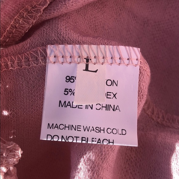 BRAND NEW Pink Cotton & Crochet Lace Open Back Ruffle Hem Halter Dress Sz Large - Picture 12 of 14